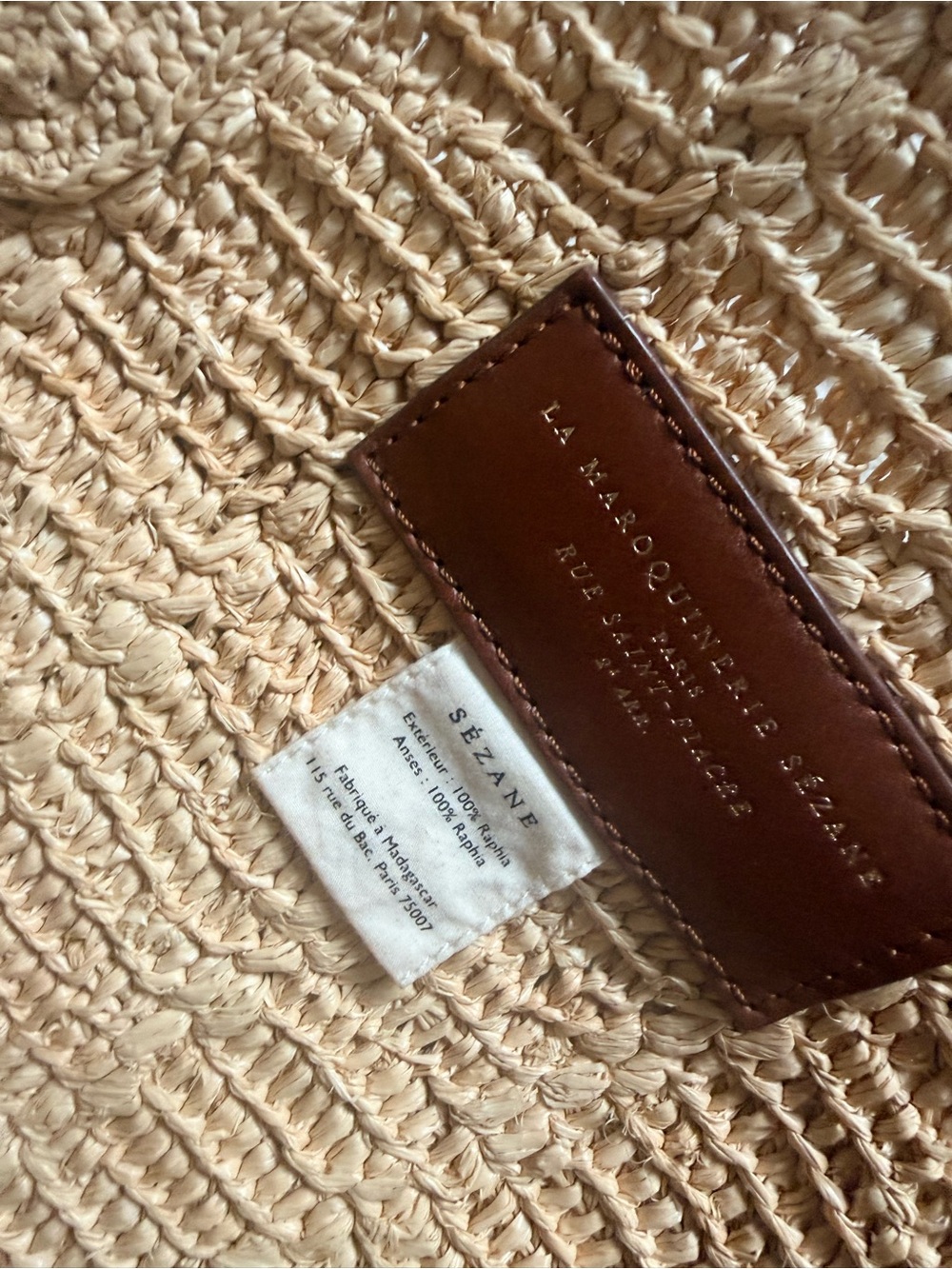 EUC - Sezane June Raffia bag - Picture 12 of 15